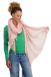Kasjmier accessoires sjaals tresor creme roze 200 cm x 90 cm