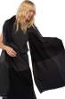Kasjmier accessoires sjaals verona zwart anthraciet 225 x 75 cm