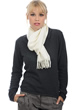 Kasjmier accessoires sjaals zak170 ecru 170 x 25 cm
