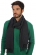 Kasjmier accessoires sjaals zak200 anthraciet gemeleerd 200 x 35 cm