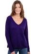 Kasjmier dames kasjmier basic pullovers voor lage prijzen flavie deep purple 2xl