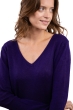 Kasjmier dames kasjmier basic pullovers voor lage prijzen flavie deep purple l