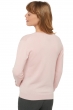 Kasjmier dames kasjmier pullover met ronde hals raison licht roze 2xl