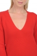 Kasjmier dames kasjmier pullover met v hals vanessa premium rood 2xl