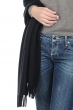 Kasjmier dames kasjmier sjaals niry zwart 200x90cm