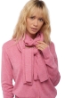 Kasjmier dames kasjmier sjaals ozone carnation pink 160 x 30 cm