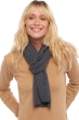 Kasjmier dames kasjmier sjaals ozone dark grey 160 x 30 cm