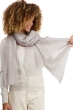 Kasjmier dames kasjmier sjaals tonka parel grijs 200 cm x 120 cm