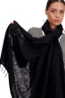 Kasjmier dames kasjmier sjaals tresor zwart 200 cm x 90 cm