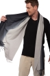 Kasjmier dames kasjmier sjaals vaasa zwart flanel grijs gemeleerd 200 x 70 cm