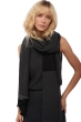 Kasjmier dames kasjmier sjaals verona zwart anthraciet 225 x 75 cm