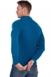 Kasjmier heren kasjmier polo stijl pullover donovan diep blauw 4xl