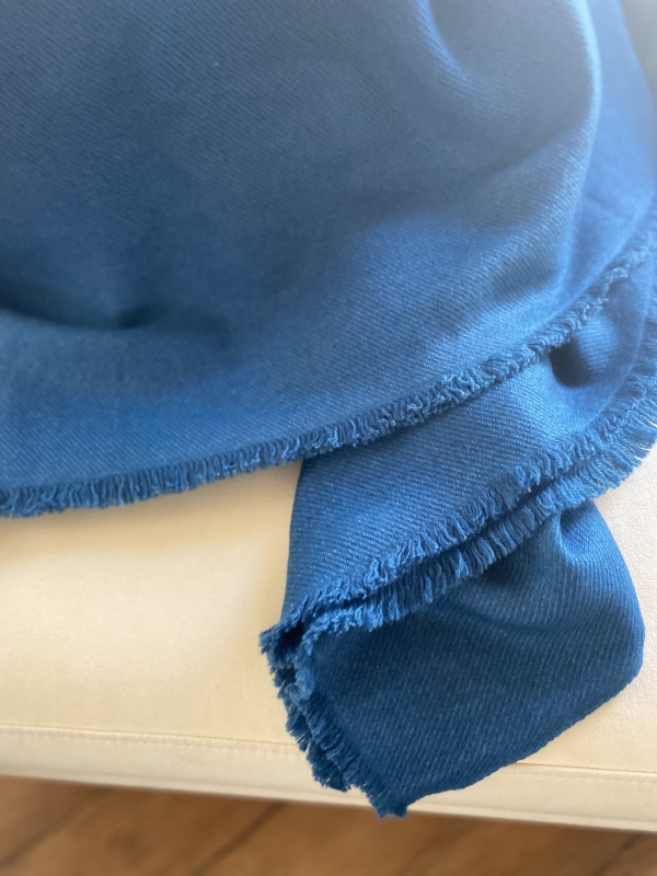 Kasjmier accessoires plaids toodoo plain s 140 x 200 diep blauw 140 x 200 cm