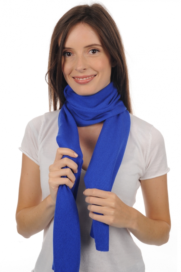 Kasjmier accessoires sjaals ozone lapis blue 160 x 30 cm