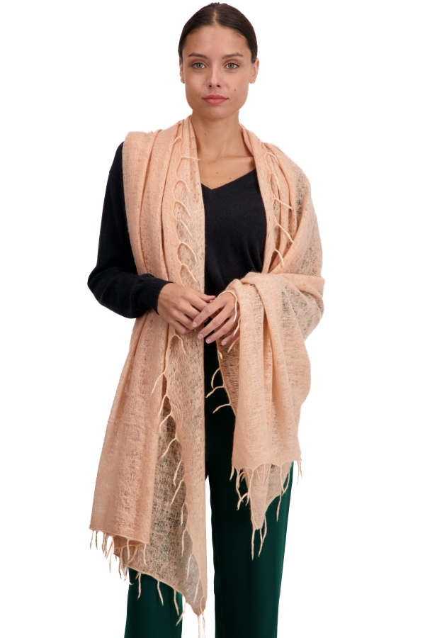 Kasjmier accessoires sjaals tresor nude 200 cm x 90 cm