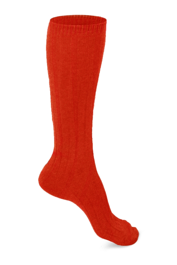 Kasjmier accessoires sokken dragibus long w bloody orange 35 38