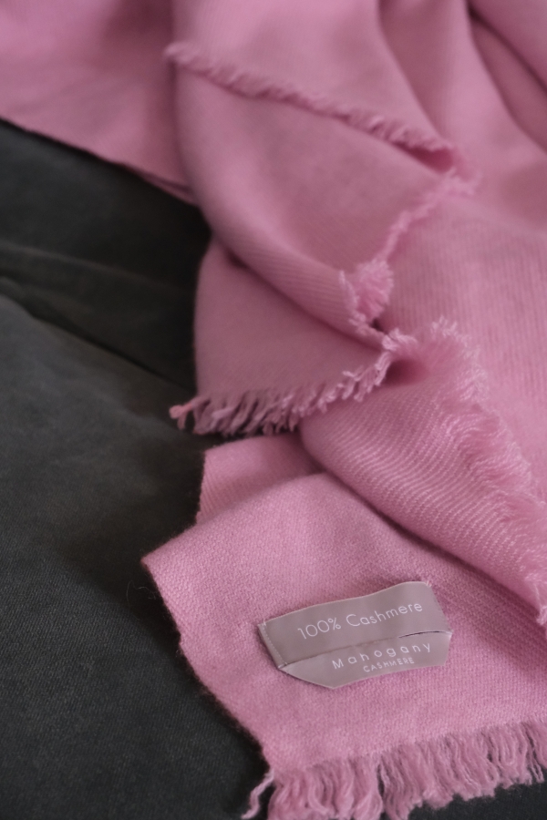 Kasjmier accessoires thuiskleding toodoo plain l 220 x 220 baby roze 220x220cm