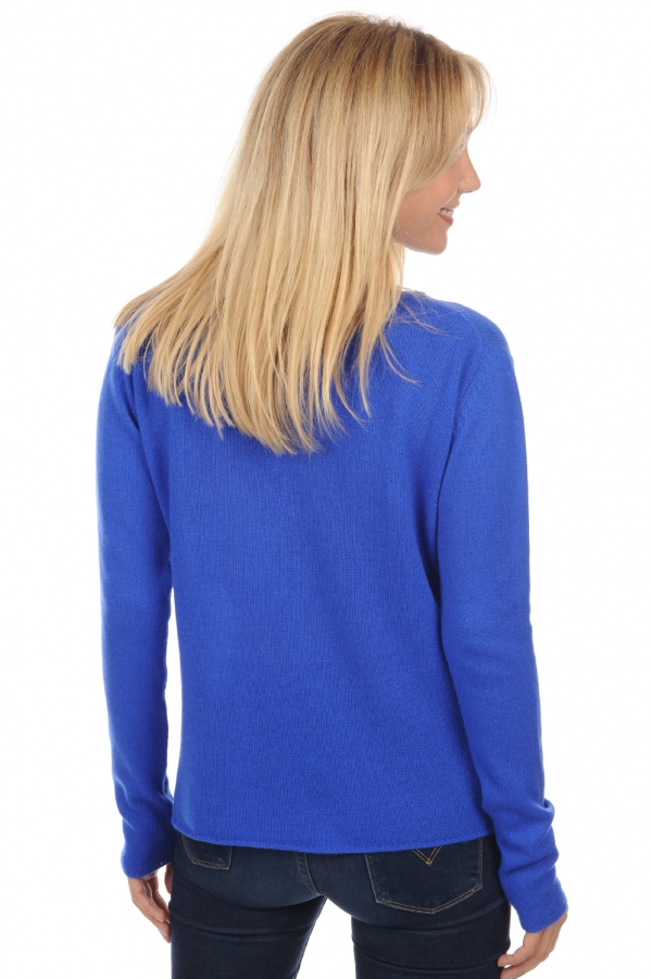 Kasjmier dames kasjmier basic pullovers voor lage prijzen flavie lapis blue 2xl