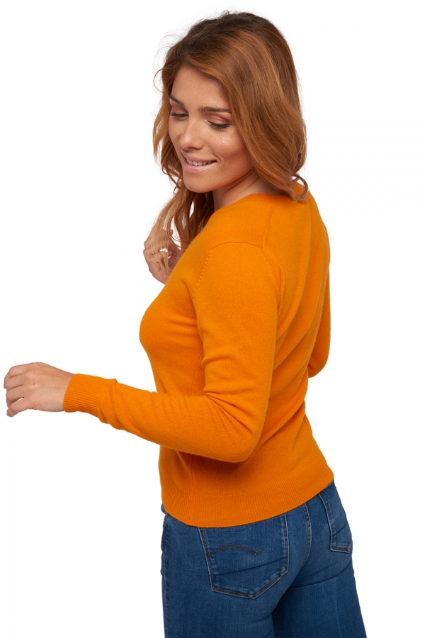 Kasjmier dames kasjmier basic pullovers voor lage prijzen tessa first orange xl