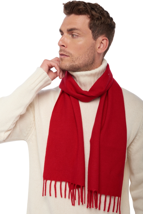 Kasjmier dames kasjmier sjaals zak170 bruin rood 170 x 25 cm