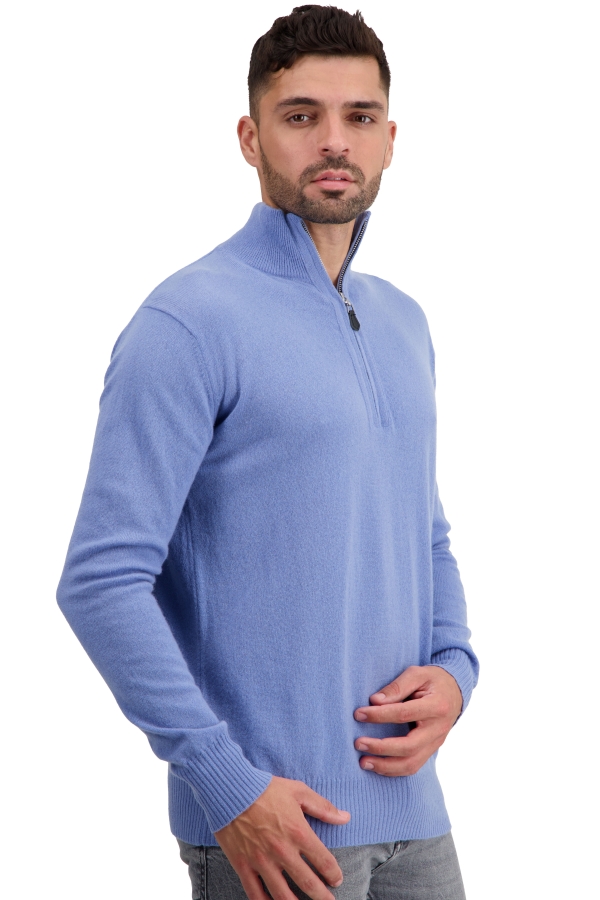 Kasjmier heren kasjmier basic pullovers voor lage prijzen toulon first light blue 2xl