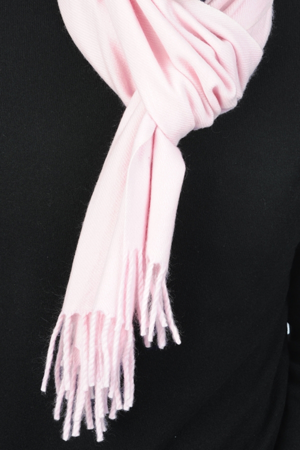 Kasjmier heren kasjmier sjaals zak200 baby roze 200 x 35 cm