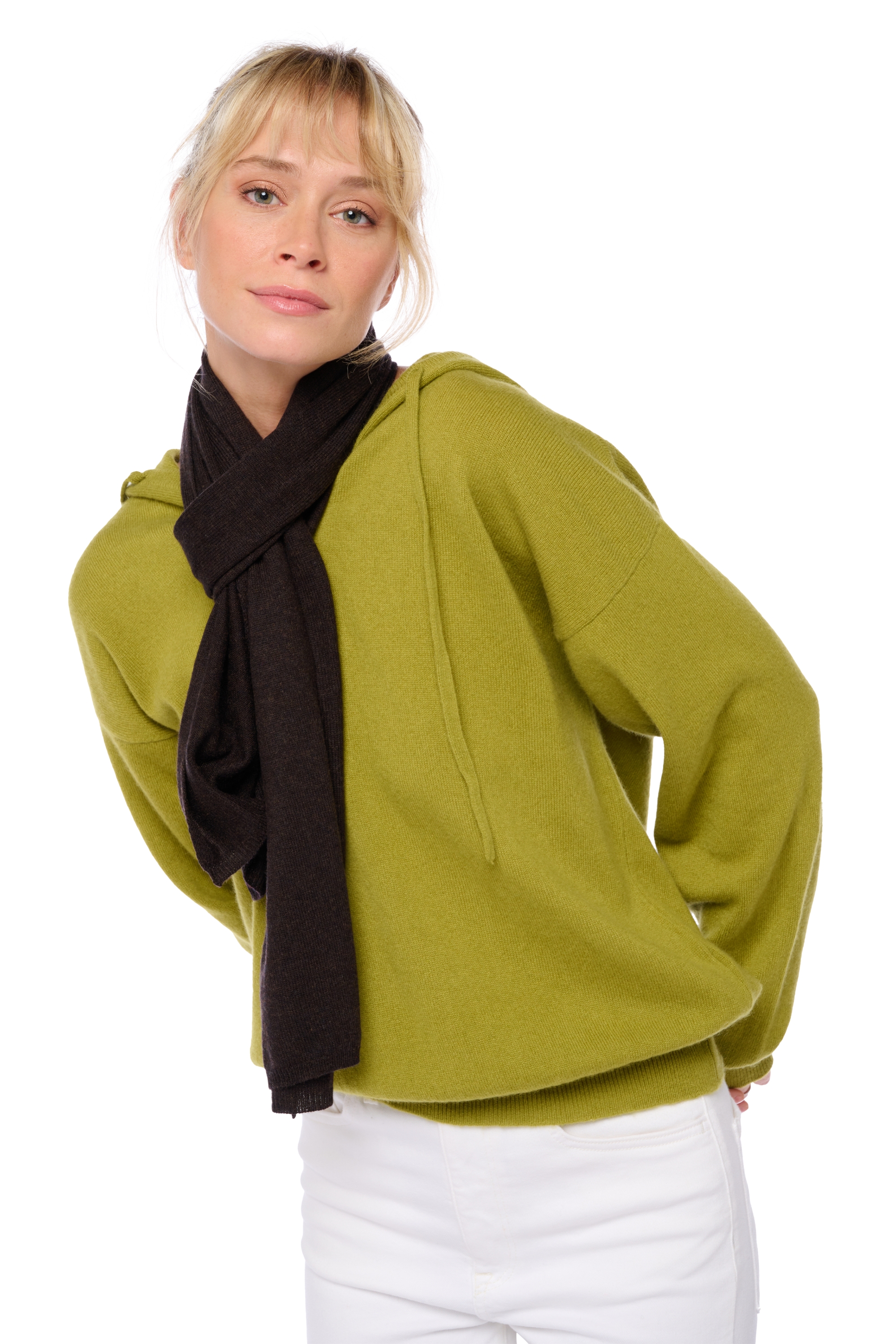  accessoires sjaals woolozone ebbenhout 160 x 30 cm