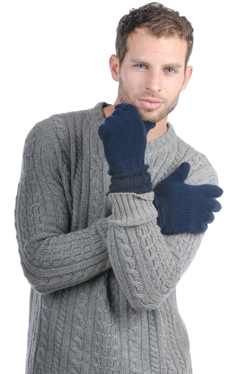 Kasjmier accessoires handschoenen tadom donker marine 44 x 16 cm