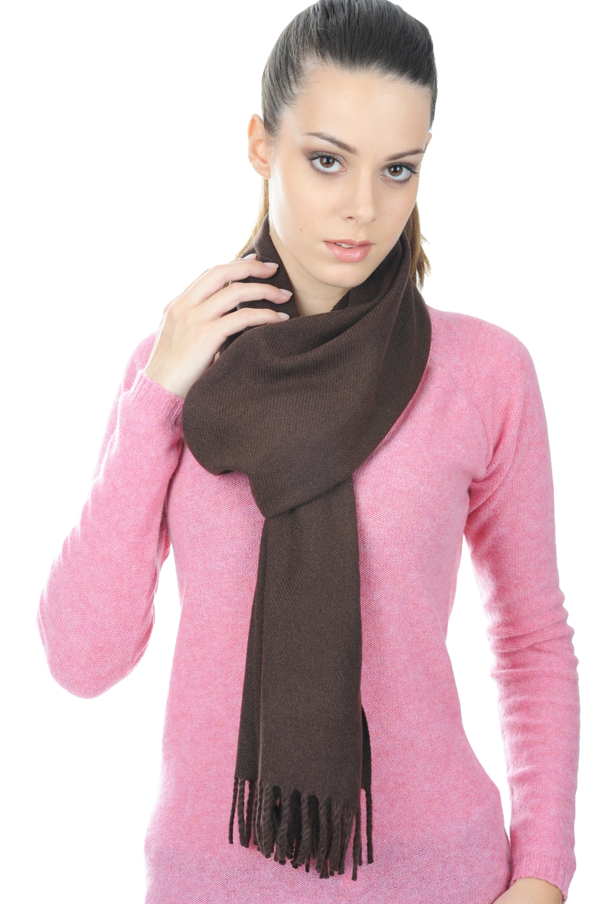 Kasjmier accessoires sjaals kazu200 capuccino 200 x 35 cm