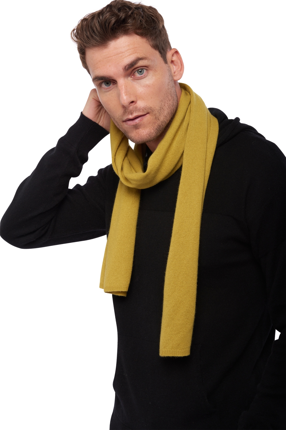 Kasjmier accessoires sjaals ozone caterpillar 160 x 30 cm