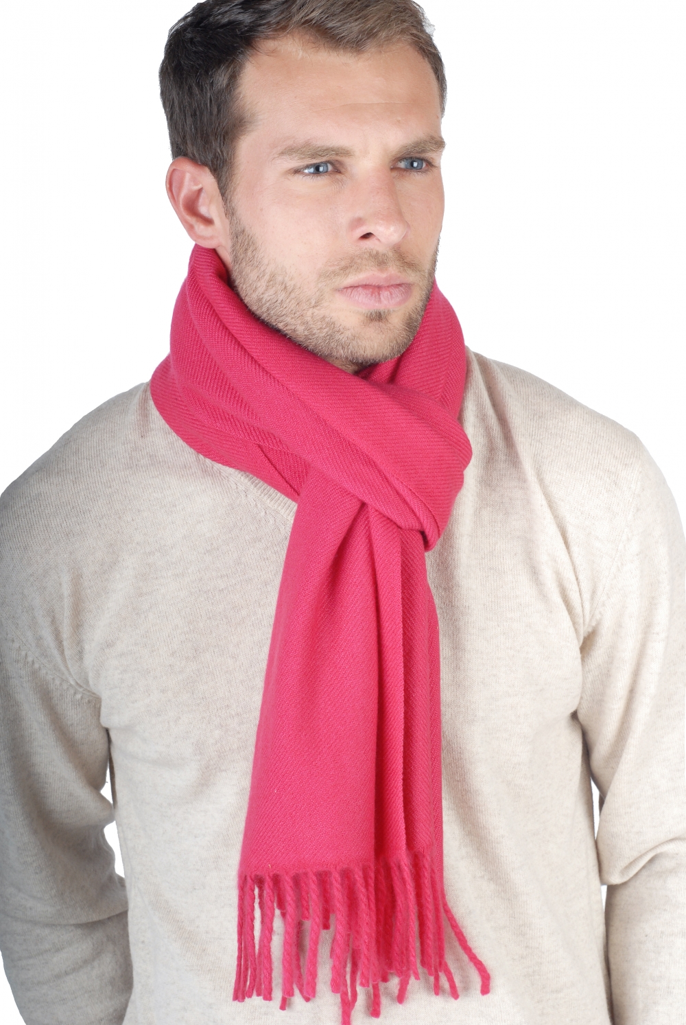 Kasjmier dames kasjmier sjaals zak200 hibiskus 200 x 35 cm