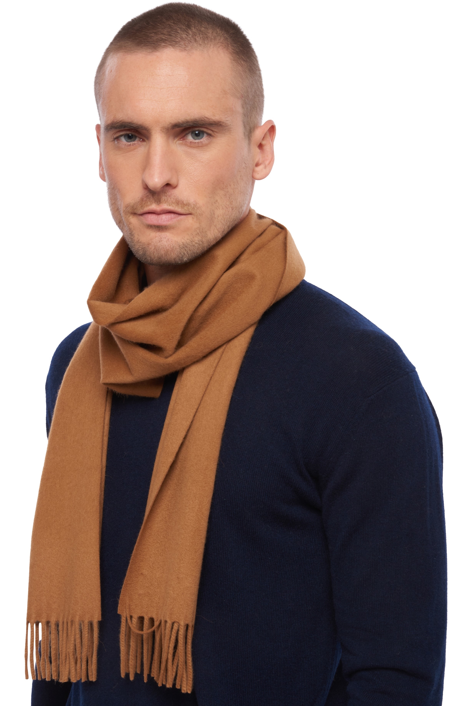 Vicuna accesoires sjaals vicunazak naturel bruin 175 x 30 cm