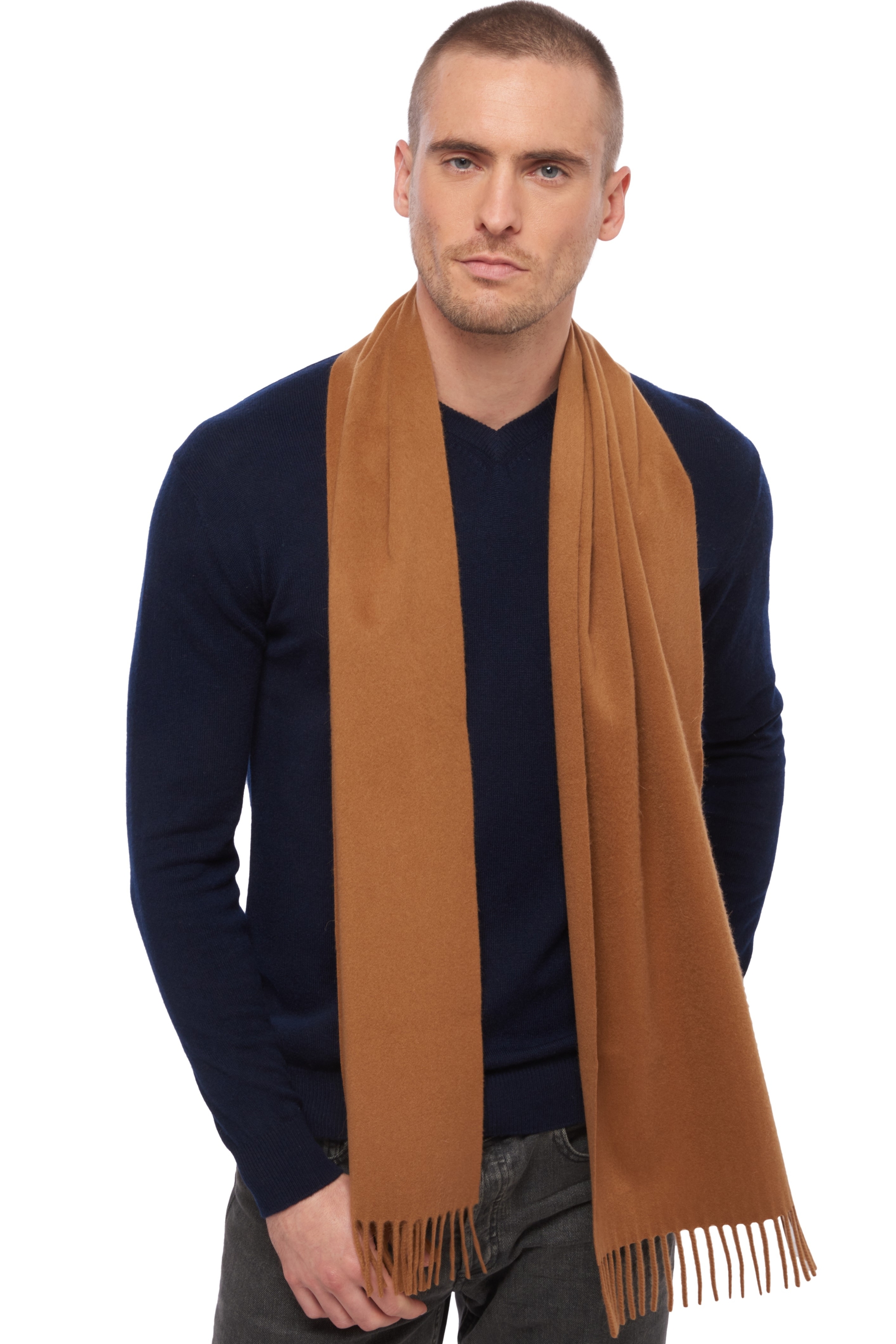 Vicuna accessoires sjaals vicunazak naturel bruin 175 x 30 cm