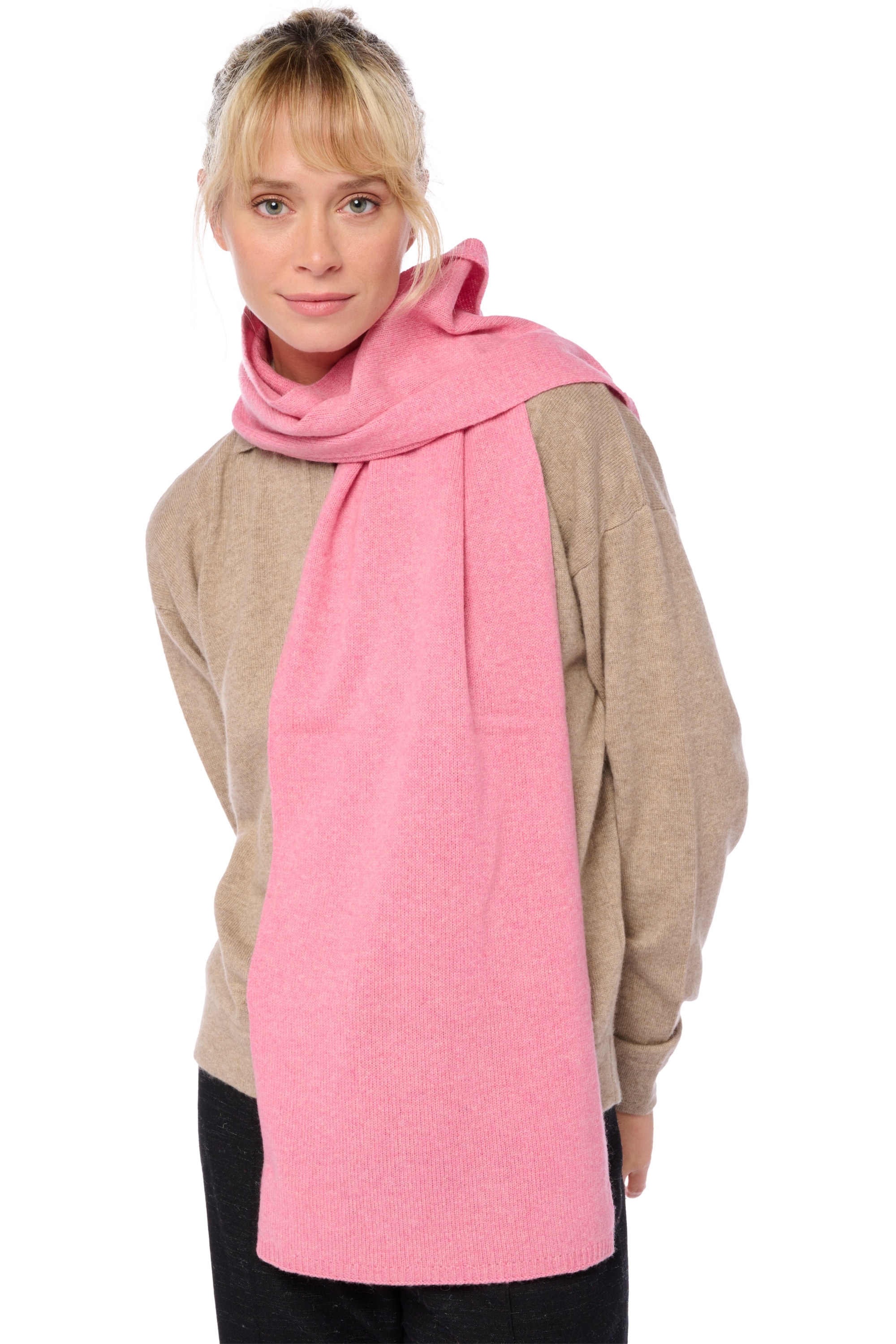 Yak accessoires sjaals yakozone pink 160 x 30 cm